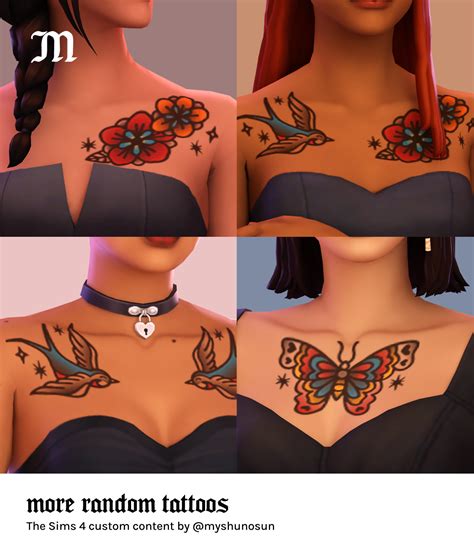 Update 1000 tattoo sims 4 cc đẹp lung linh và sáng tạo nhất