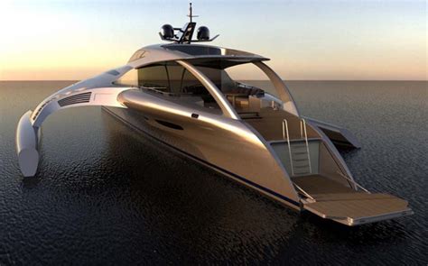 New Luxury Sports Yacht Adastra Is A 425 Metre Power Trimaran