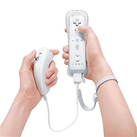 Remote Controller Nunchuck Combinations for Wii Wii U Games Combo Set Bundle Remote and Silicon ...