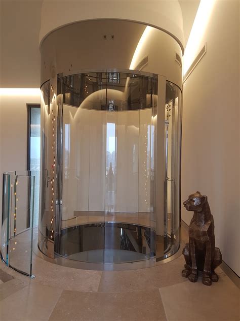 Round Panoramic Home Lift Circular Elevator Melbourne Platinum