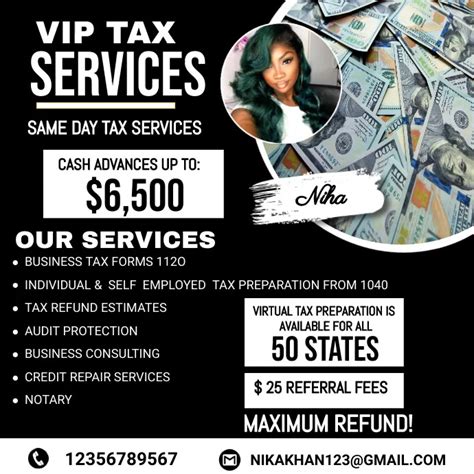 Tax Service Flyer Template Postermywall