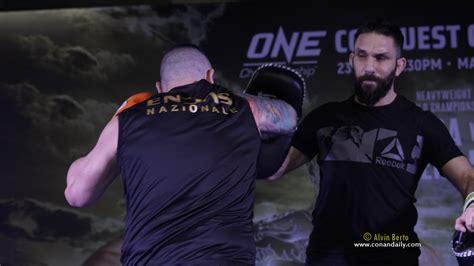 PHOTOS Brandon Vera Mauro Cerilli Face Off At ONE Conquest Of