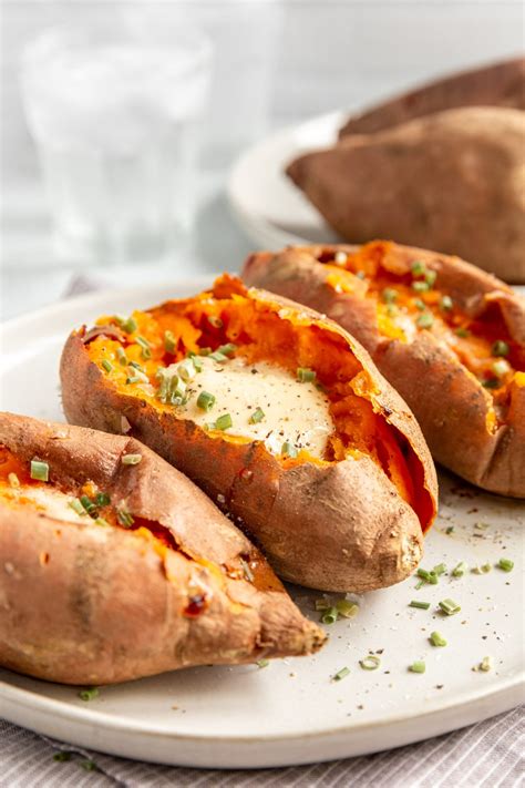 Super Easy Oven Baked Sweet Potatoes The Natural Nurturer