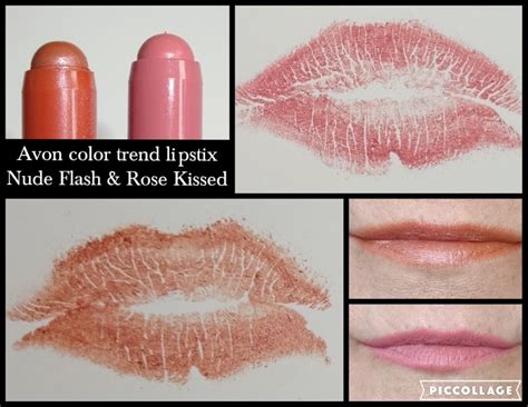 Wendy S Delights Avon Color Trend Lipstix Nude Flash Rose Kissed
