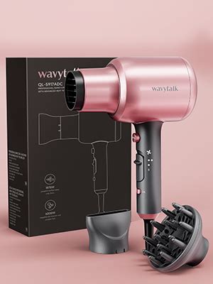 Wavytalk Ionic Blow Dryer Hair Dryer With Powerful 1875W Motor For