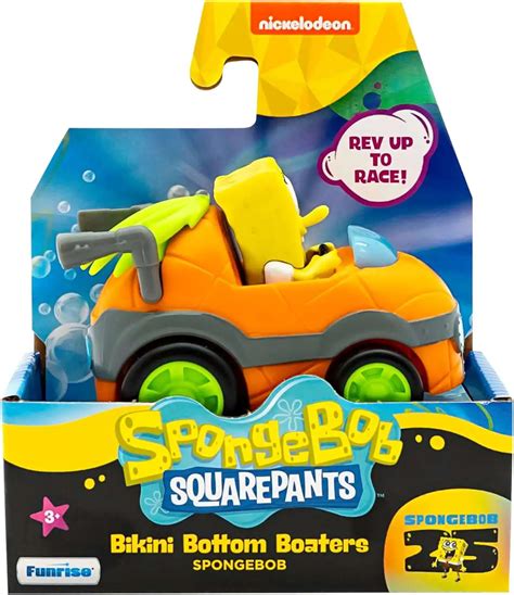 Spongebob Squarepants Bikini Bottom Boaters Spongebob Vehicle Th Anniversary Jakks Pacific