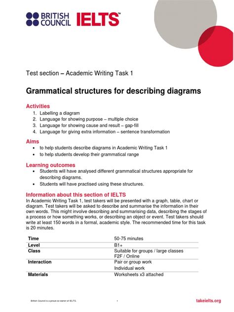 Grammatical Structures For Describing Diagrams: Test Section - Academic Writing Task 1 ...