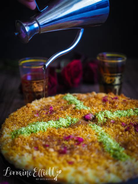 Knafeh Middle Eastern Cheese Custard Dessert Not Quite Nigella