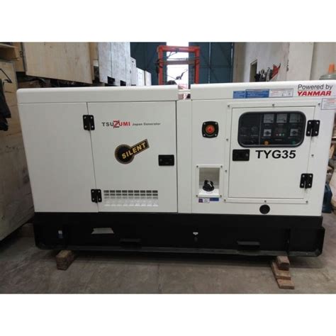 Jual Silent Genset Yanmar 35 Kva 30 Kva Made In Japan Altenator