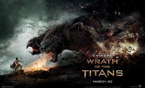 Online crop | HD wallpaper: Wrath Of The Titans Chimera, Wrath of the ...