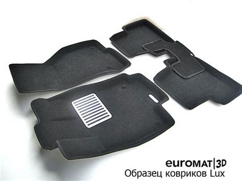 Коврики в салон автомобиля euromat|3D Текстиль 3Д 380, цвет черный ...
