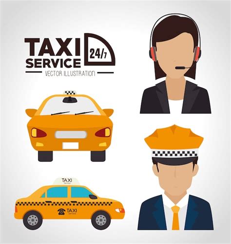 Premium Vector | Taxi design, vector illustration.