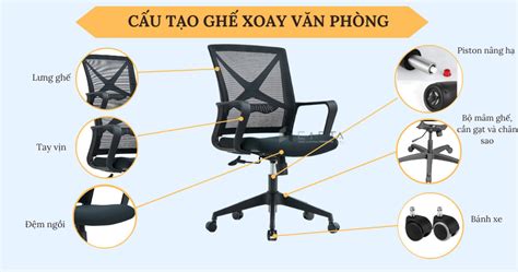 4 bước lắp ráp ghế xoay văn phòng cực nhanh CAPTA VN