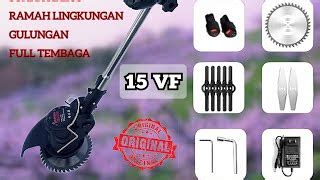 Jual Mesin Potong Rumput Padi Uchiha Uciha Brush Cutter Cordless