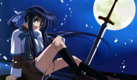 Free Download Mai Kawasumi Moon Girl Anime Sexy Sword Night Hd Wallpaper Peakpx