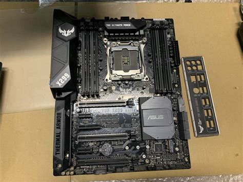 【やや傷や汚れあり】★中古品 Bios確認 Asus Tuf X299 Mark2 Lga2066マザーボード Ioパネル付属★の落札情報詳細