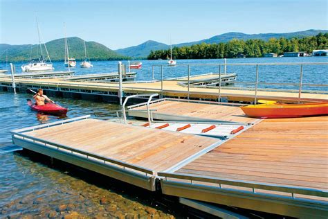 Custom Designed Aluminum Frame Floating Docks By The Dock Doctors — The