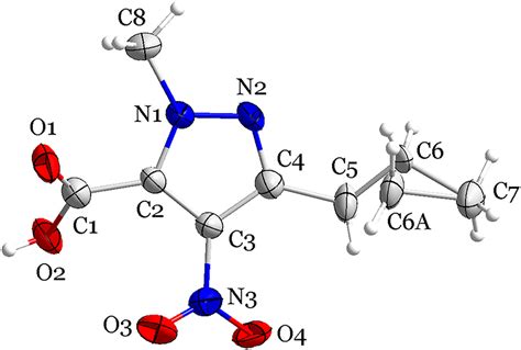 Crystal Structure Of Methyl Propyl Nitro H Pyrazole Carboxylic