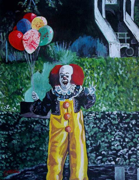 Pennywise The Dancing Clown Painting by Jeremy Moore