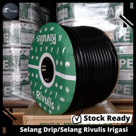 Jual SELANG DRIP TETES RIVULIS IMPORT DRIPLINE D5000 ASLI JARAK 20cm