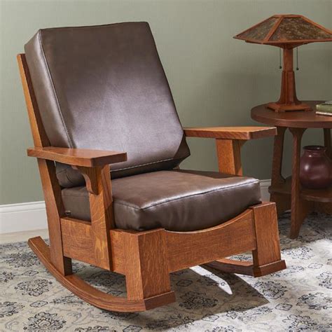 Limbert Style Rocking Chair Plan From Wood Magazine Rocking Chair