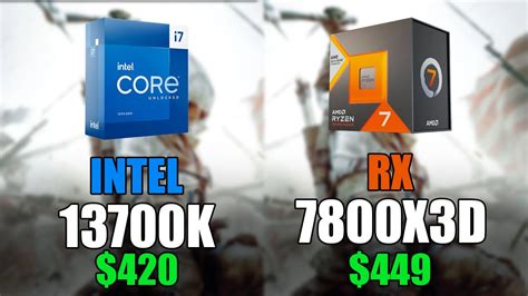 I7 13700k Vs Ryzen 7 7800x3d Test In 10 Games Youtube