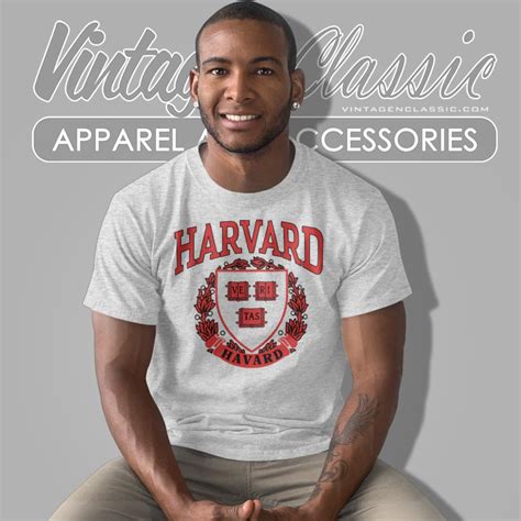 Vintage Harvard University Logo Shirt - Vintagenclassic Tee