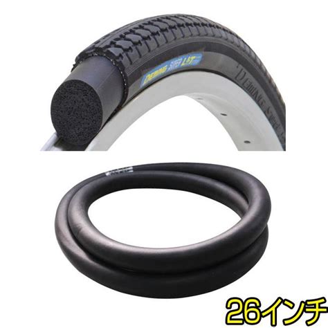 パンクレス ノーパンク パンクしない タイヤ チューブ セット 26インチ 26×1 38 Wo 自転車 Sh Tire