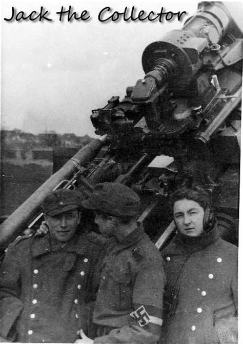 Hitler Youth Flak Helpers With Flak Gun Tr Photos And Ephemera World