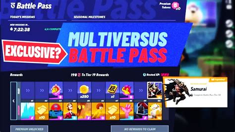 Multiversus Battle Pass Items Are Not Exclusive Youtube