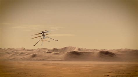 Mars Exploration: Sky-high Helicopter Images