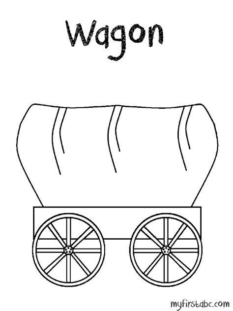 Wagon Coloring Page At Getdrawings Free Download