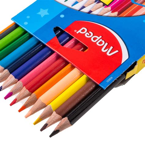 LÁPICES DE COLORES MAPED COLOR PEPS CON 12 Maped Escolar Lápices