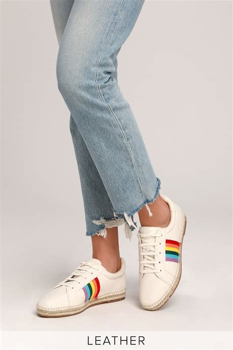 Splendid Sada White Leather Sneakers Espadrille Sneakers Lulus