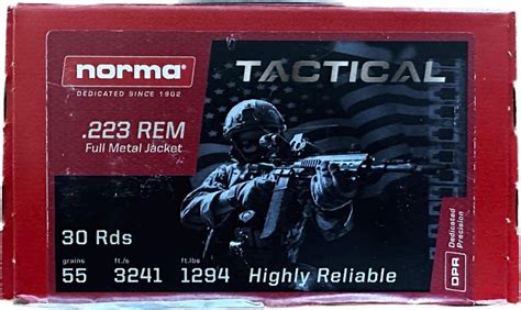 Amunicja Norma Rem Fmj Tactical G Gr Szt Sklep Z