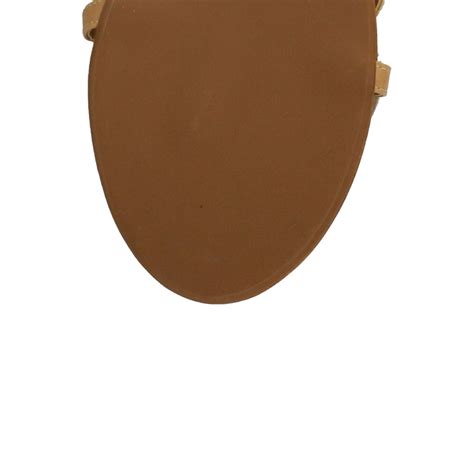 Rasteira Vestige Nude Tira Serpente Cristais