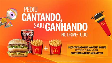 Pediu Cantando Saiu Ganhando Mcdonald S Lan A Promo O Que D