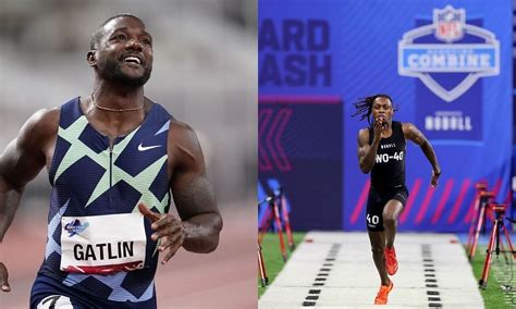 Justin Gatlin News Xavier Worthy Justin Gatlin Reacts To NFL