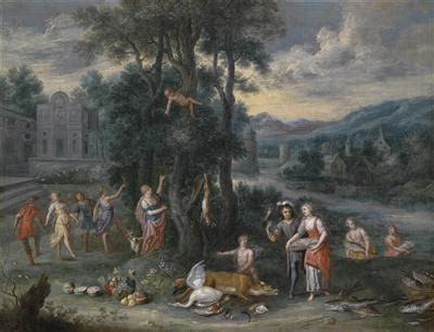 Jan Van Den Hoecke An Allegory Of Autumn Mutualart