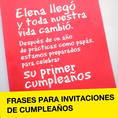 Total 66 images frases para invitaciones de cumpleaños infantiles de