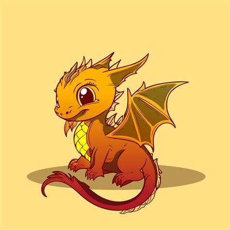 Chibi Dragon Drawing