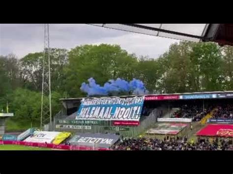 De Graafschap Fans Vs Vvv Venlo Youtube