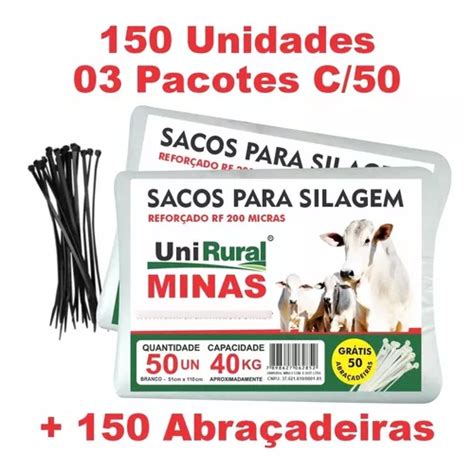 Sacos Para Silagem Branco X Micras C Unidades