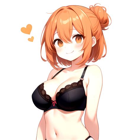 Yuigahama Yui S Mother 1girl Arms Behind Back Black Bra Black Panties Blush Bra Breasts Closed