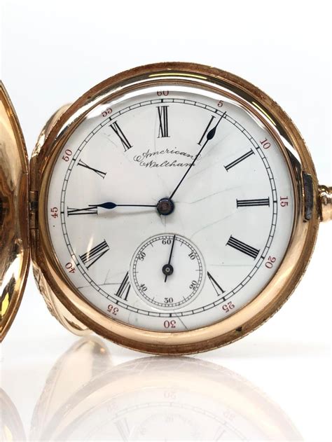 Lot 14k Gold American Waltham Watch Co Pocket Watch