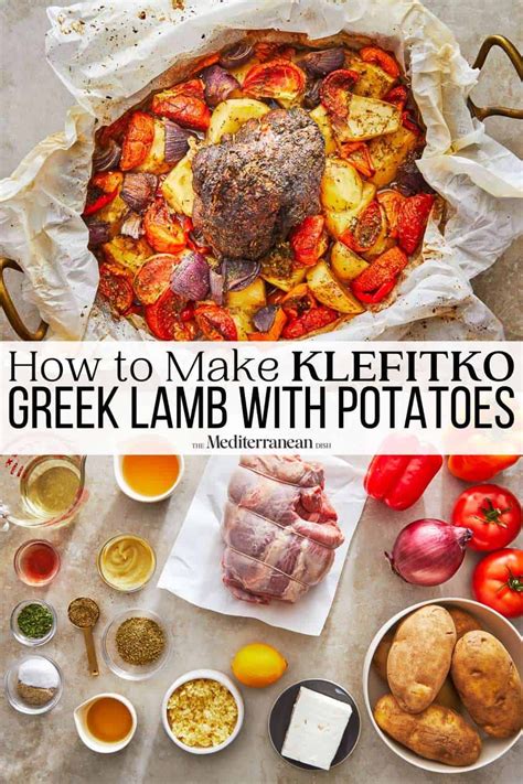 Greek Lamb Kleftiko Is A Traditional Greek Dish Of Slow Roasted Lamb