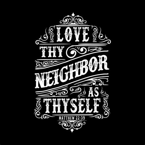 Love Thy Neighbor As Thyself | Men's T-Shirt Regular | Pitbull Ink's Artist Shop