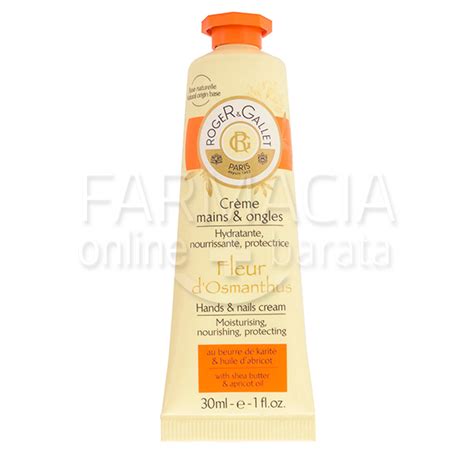 Roger Gallet Fleur D Osmanthus Crema De Manos y Uñas 30 Ml