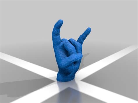 Free 3d File Rock And Roll Hand 🪨・3d Printable Object To Download・cults