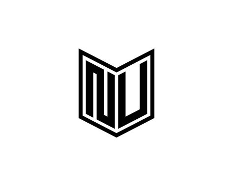 Nu Logo Design Vector Template Branding And Logo Templates Creative